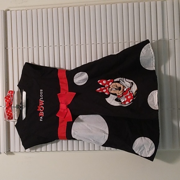 Disney Parks Fabowlous dress& bow - Picture 1 of 4